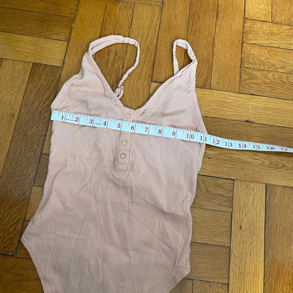 FREE PEOPLE Intimately Larissa Bodysuit Womens - Blush - Thong back Small - Picture 7 of 9